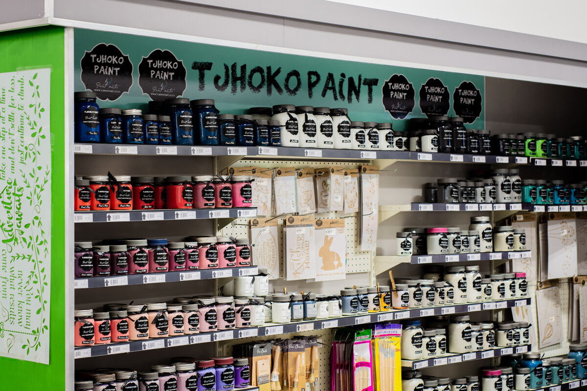 Tjhoko Paint chalk paint display