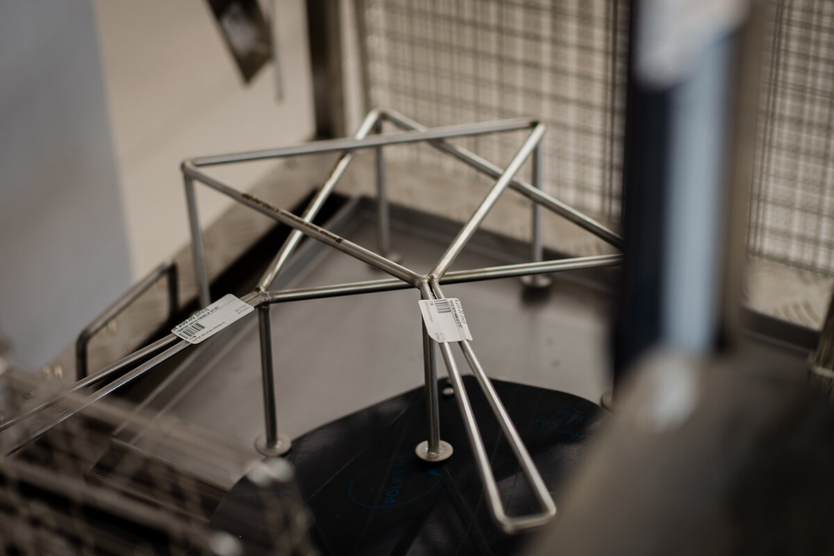 Stainless steel braai stand