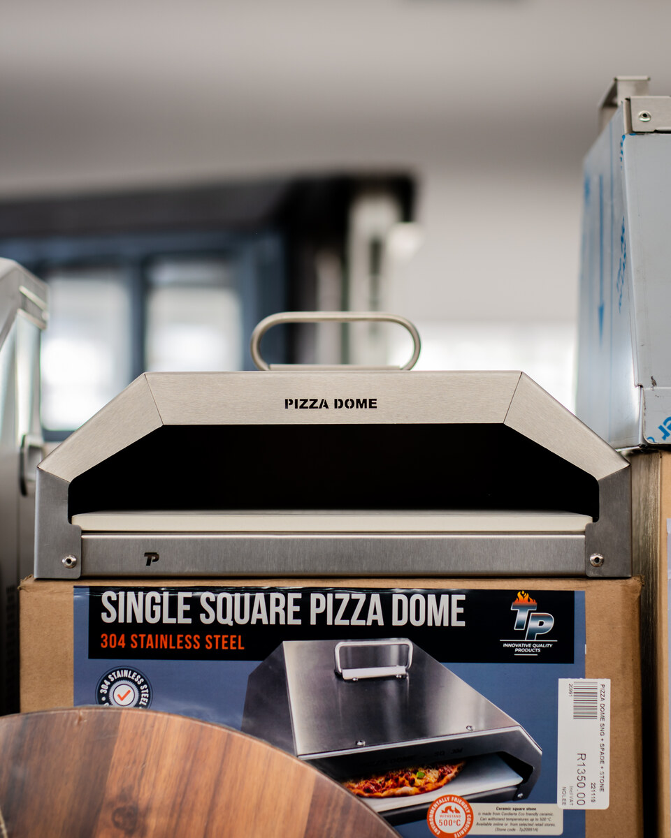 Single Square stainless steel pizza dome oven